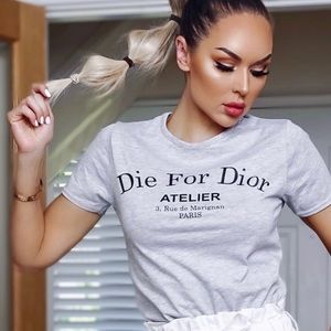 LAST ONE! Die for Dior Fitted T Shirt